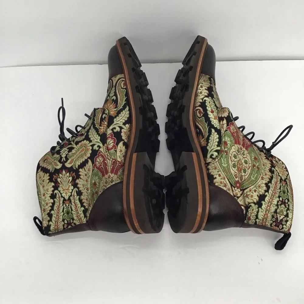TAFT Men’s NWOT Jack Boot Kashmir Pattern Made in Spain Size EU 44.5 - US 11.5